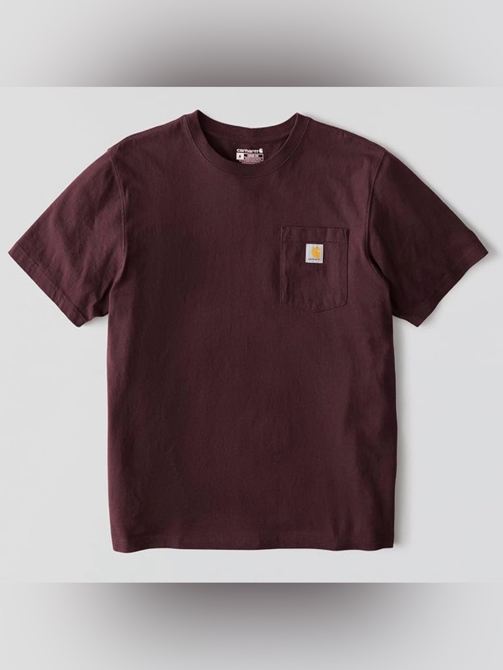 Carhartt Men's Iconic K87 Pocket T-Shirt in “Port”